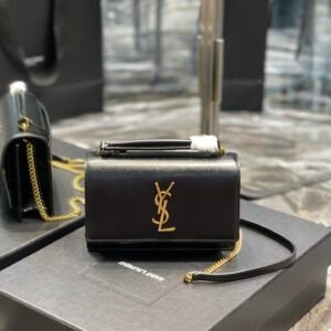 حقيبة Saint Laurent Sunset محفظة بسلسلة
